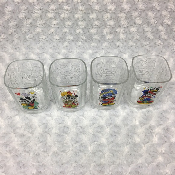 Y2k Disney World Mickey Mouse 2000 Celebration Collectible Park McDonalds Glass - Picture 7 of 11